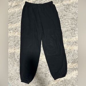 Old Navy Black Cuffed Sweatpants